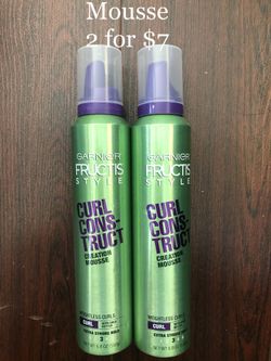 Garnier Fructis Creation Mousse 2 for $7 or $4 each