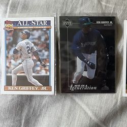 Ken Griffey, JR.  Baseball Cards Ungraded In MINT Cond