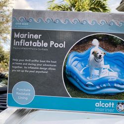Inflatable dog pool (New)