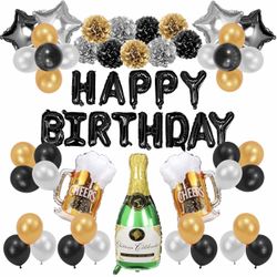 Birthday Party Supplies Kit 63 Pcs