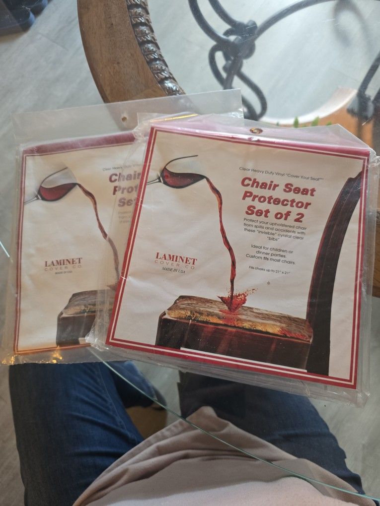 Chair seat protectors