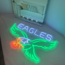 Neon Wall Light THE EAGLES FOOTBALL 🏈 NEW