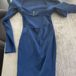 Blue Fashion Nova Dress. 