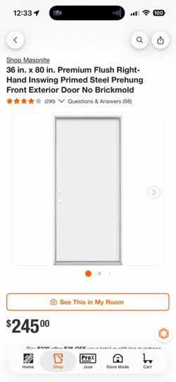 steel front door new