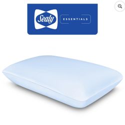 Sealy Essentials Cool-Touch Molded Memory Foam Pillow, Standard, Adult
