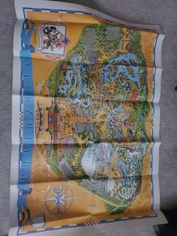 Vintage Disney Park Map