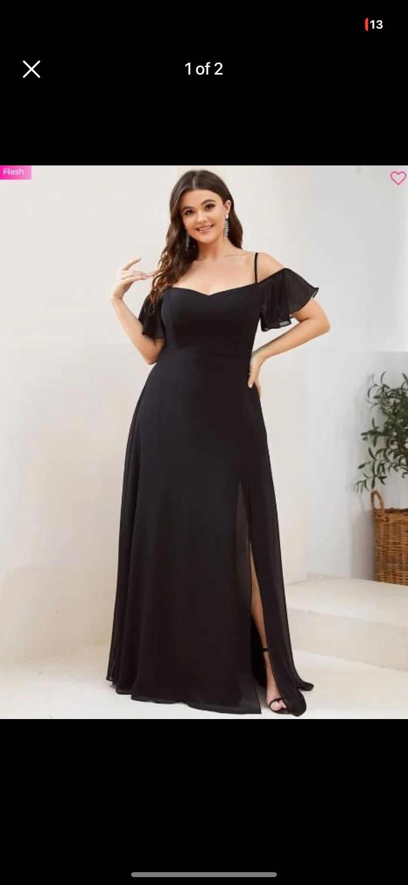 Chiffon Plus Size Evening Dress