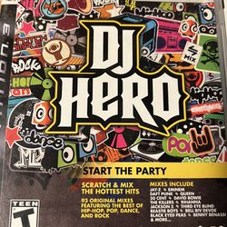 PS3 DJ Hero Set