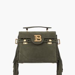 Balmain B-Buzz 23 Bag with fringe