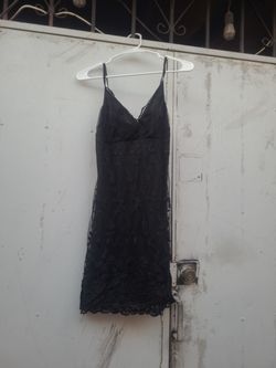 Lace black dress