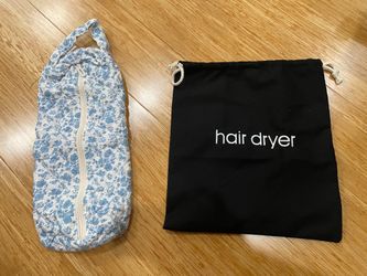 NEW hair dryer and curling iron storage bags