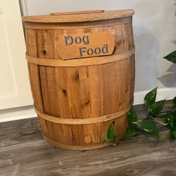 Dog Food Or Bird Food Barrel Fort Storage
