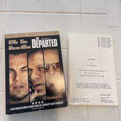 The Departed DVD with Script (came with DVD)