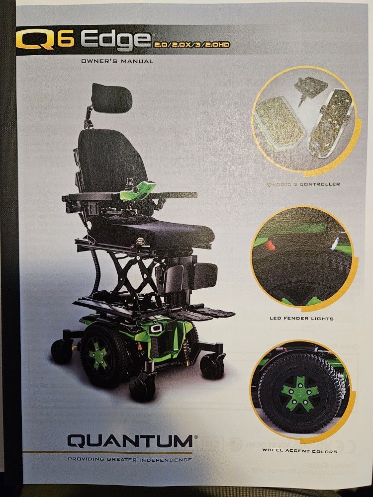 Quantum Edge Q6 Electric Wheelchair