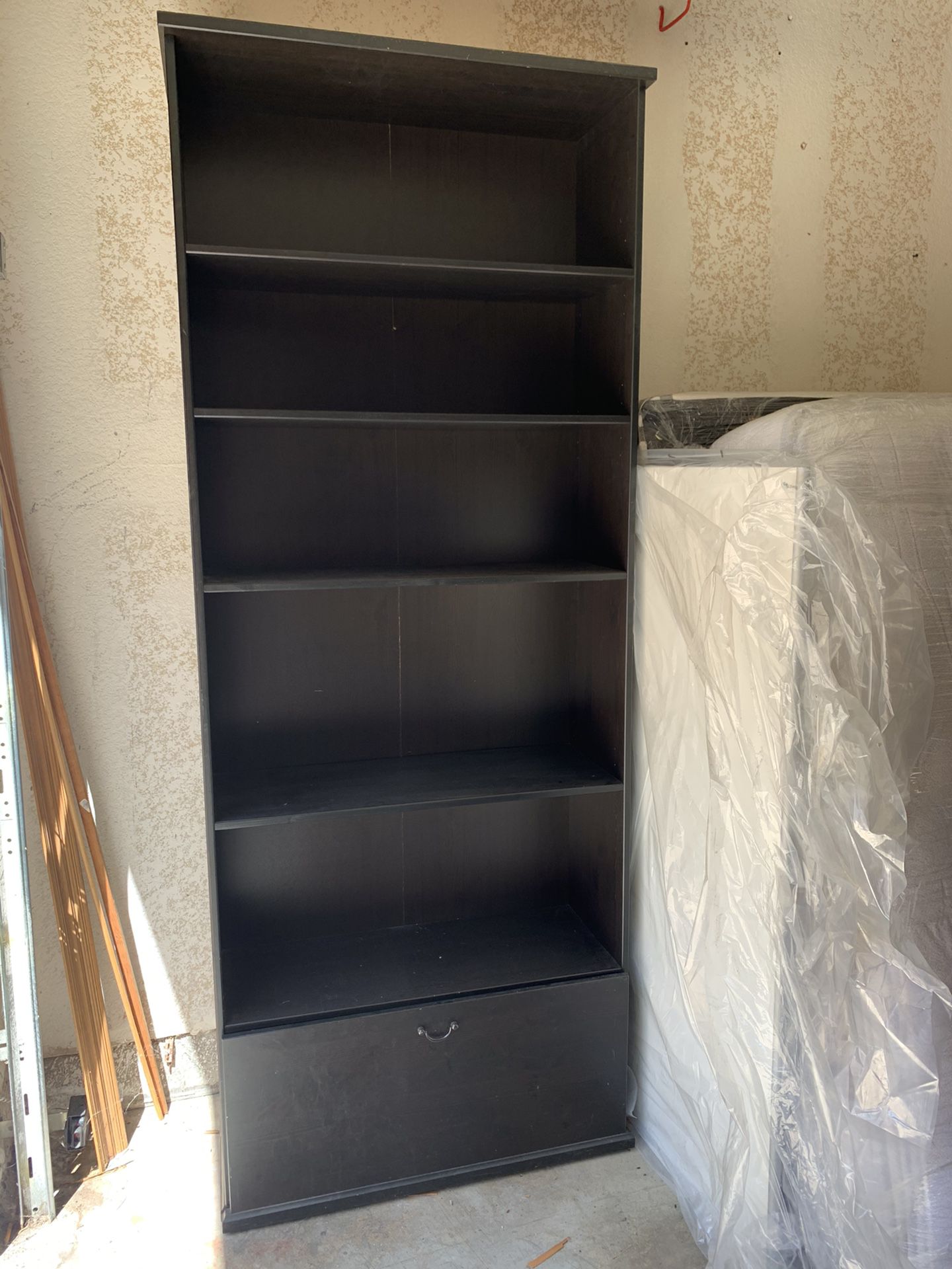Two Bookcases that double as storage drawer or filing drawer! Set of 2 $100 for the pair Easy pickup
