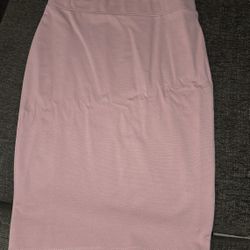 Pink Medium Midi Skirt 