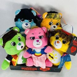 New Stranger Things  Care Bears Plush Set of 5.  For pricing and purchasing information, please select "See more" and read in full.