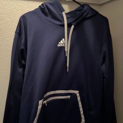 navy blue adidas hoodie
