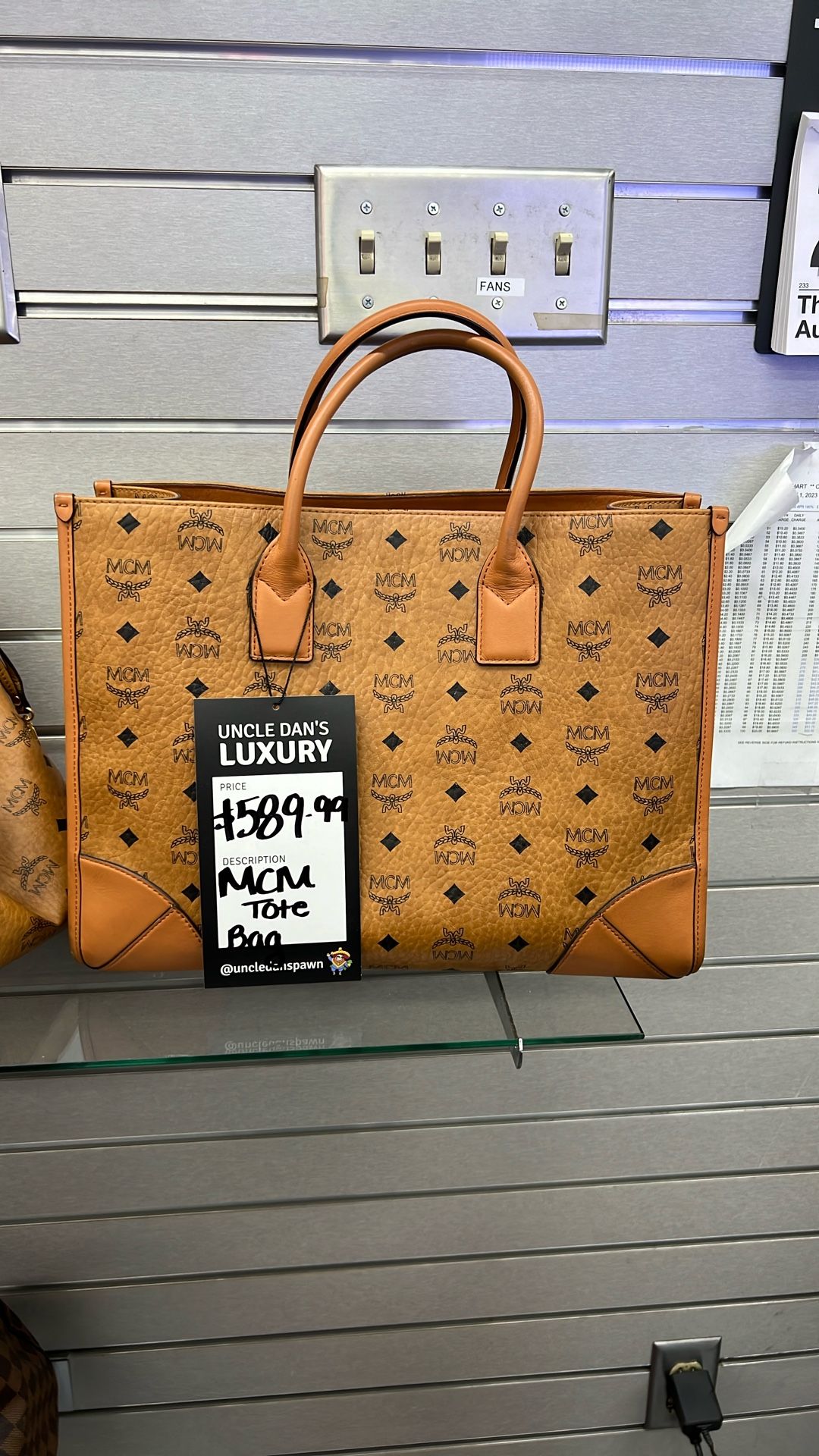 Authentic MCM TOTE BAG