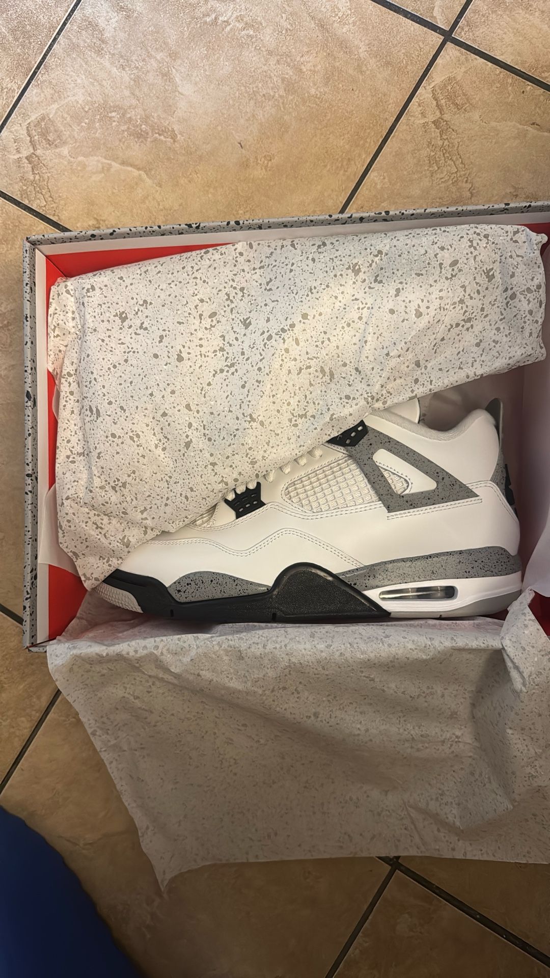 Jordan 4 Retro White Cement Size 12