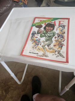 Used Time Magazine with Joe Namath w plastic sleeve