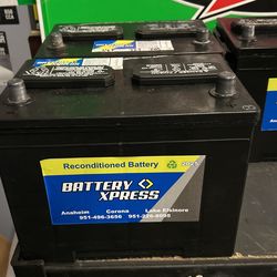 Car Batteries- Reconditioned By Interstate 