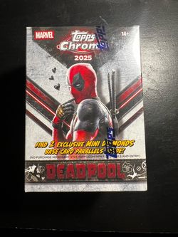 2025 Topps Chrome Marvel Deadpool Blaster Box
