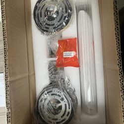 2-Light Mid Century Linear Wall Light Bar for Bedroomd Long Tube Glass Bathroom Wall Sconce for Bedside Living Room