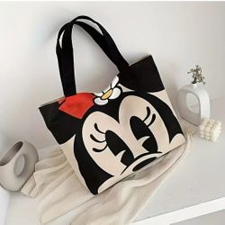 Minnie Mouse Canvas Tote Bag 