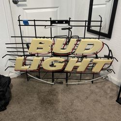 Vintage Bud Light Neon Sign