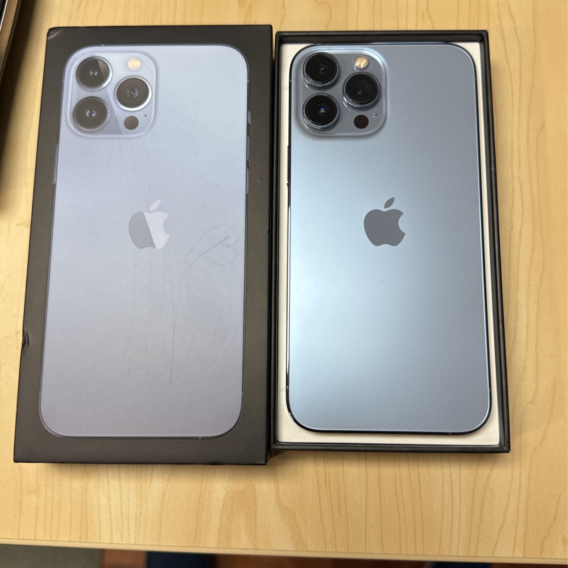 Unlocked iPhone 13 Pro Max Blue 128GB Very Good Shape