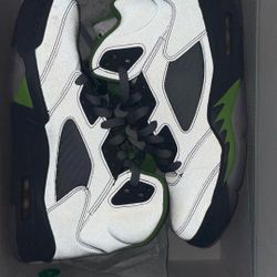 Retro 5 Green Bean Men Size 7.5 