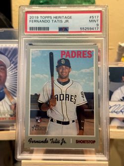 PSA 9 - Frenado Tatis JR RC - 2019 Topps Heritage 🔥