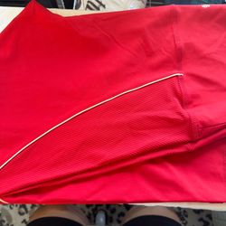 Old Navy active workout set red and white size 2x