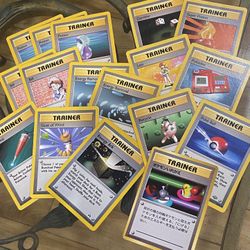 Pokémon Trainer Cards 