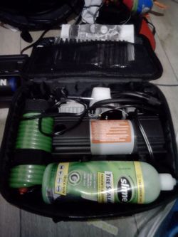 Slime Tire Repair Kit with Air Compressor