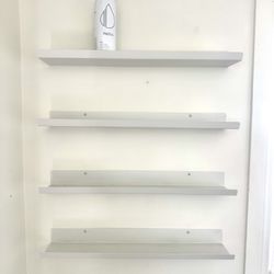 Floating Steel Shelves 