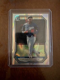 2026 bowman chrome baseball card Josue De Paula #/399 dodgers