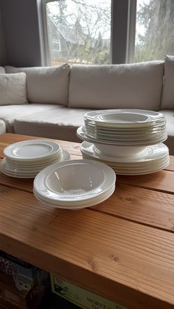 Crate and Barrel Plates and Bowls