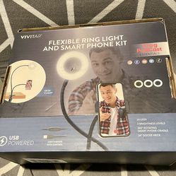 flexible ringlight and smartphone kit