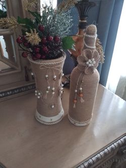 Florero y docorativo .