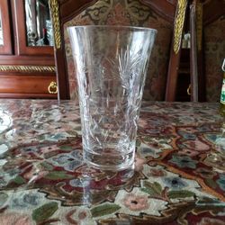 Beautiful Cut Crystal Vase