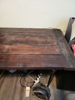 Desk and chair