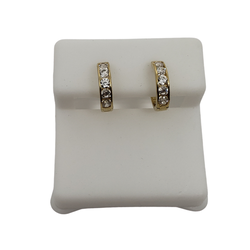 10k Yellow Gold Huggies Earring BD-0027