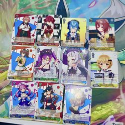 11 Pcs Lot Weiss Schwarz Hololive Vol 2 TCG Common Uncommon cards