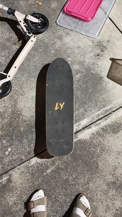 Used Skateboard Deck with Grip Tape