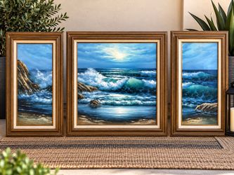 Stunning 3-Piece Ocean Wall Art Set