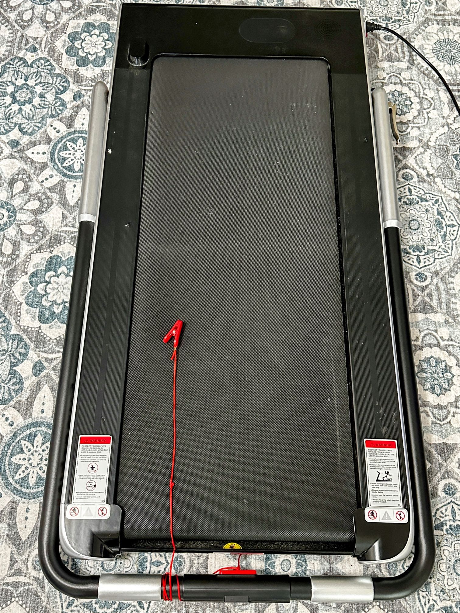 Goplus 2 in 1 Folding Treadmill, Under Desk Electric Superfit Treadmill,