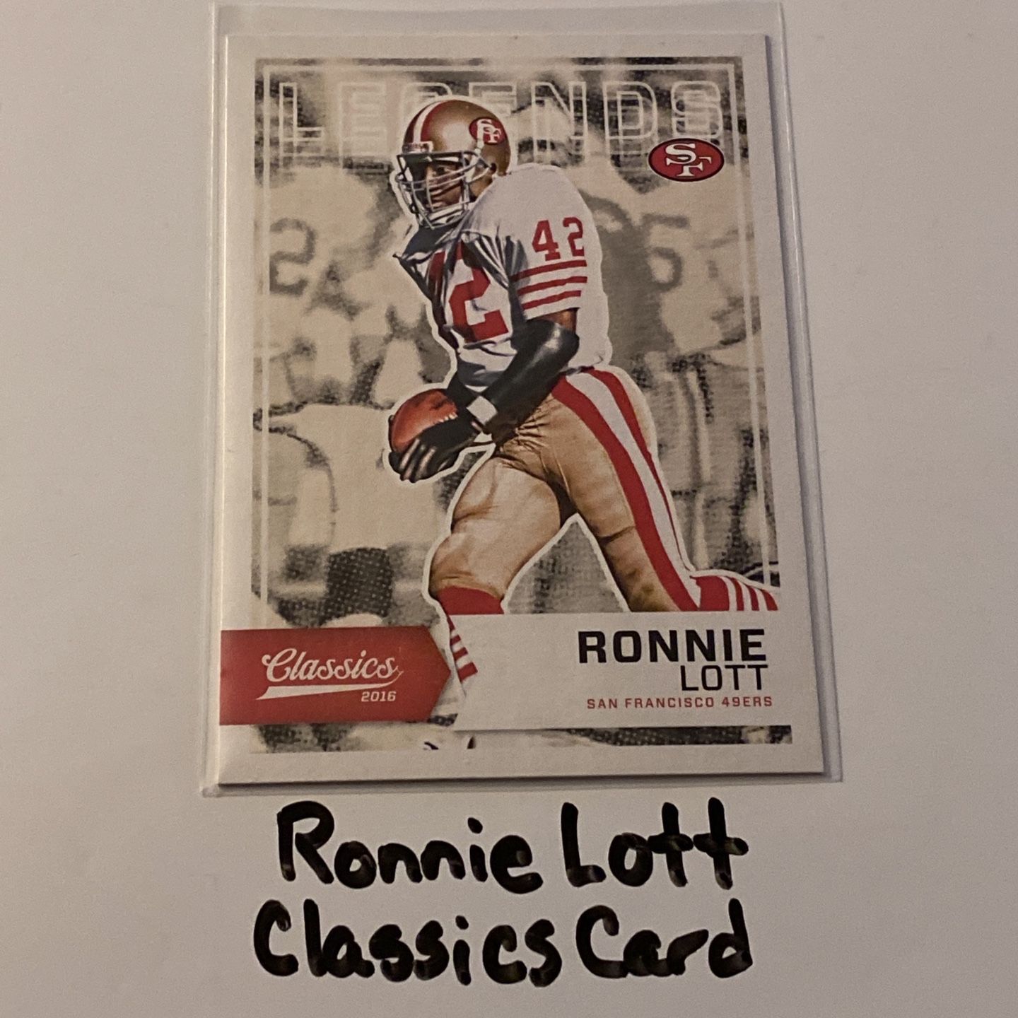 Ronnie Lott San Francisco 49ers Hall of Fame Safety Classics Card. for Sale  in San Jose, CA - OfferUp