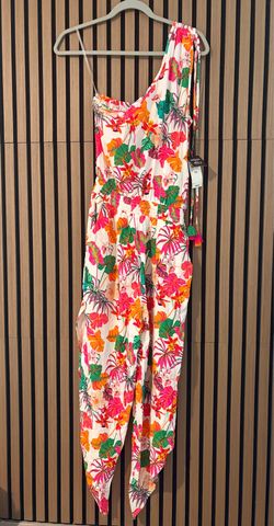 One shoulder jumpsuit (Macy’s )